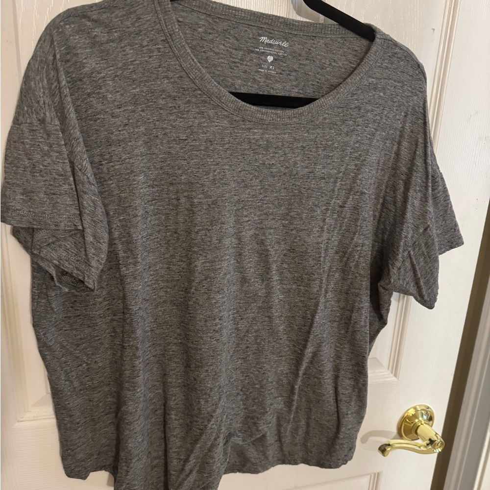 Madewell Heather Gray Short Sleeve Tee